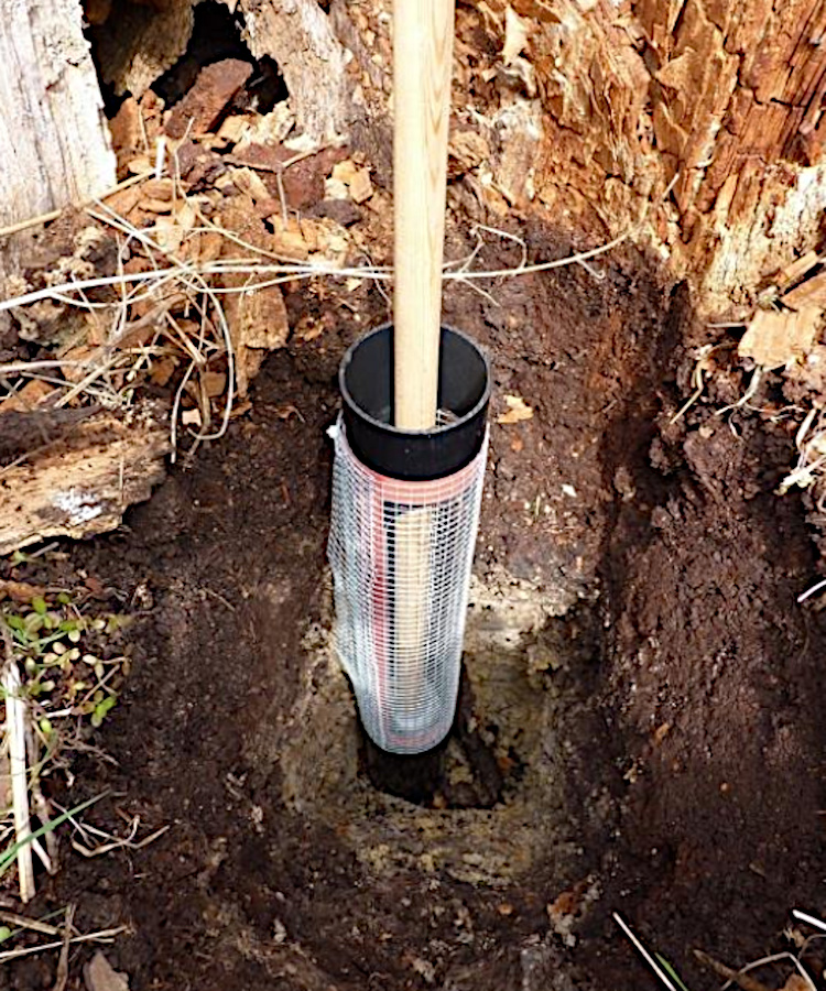 Underground trap - application example Underground trap - application example